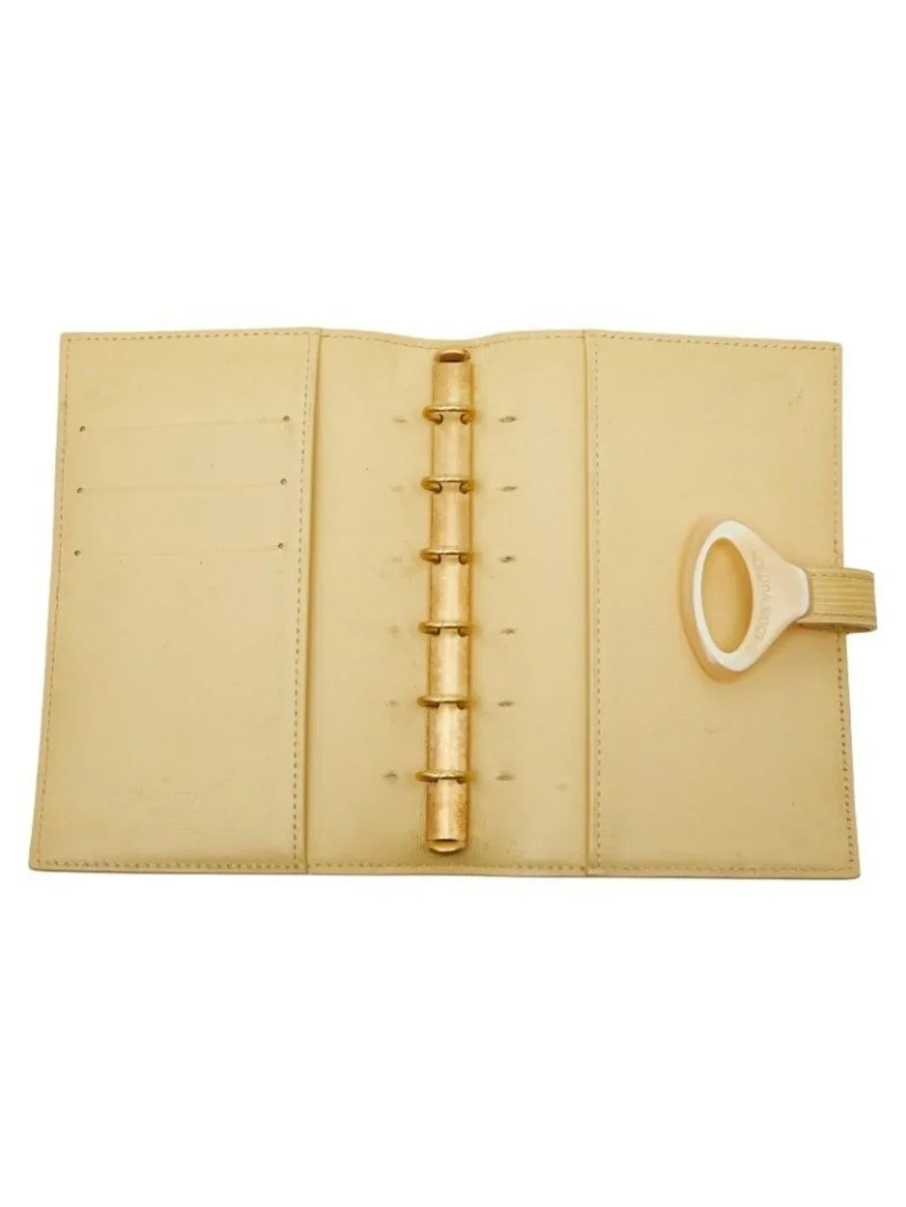 Louis Vuitton Epi Agenda PM R2009 a Vanille Yellow Leather
